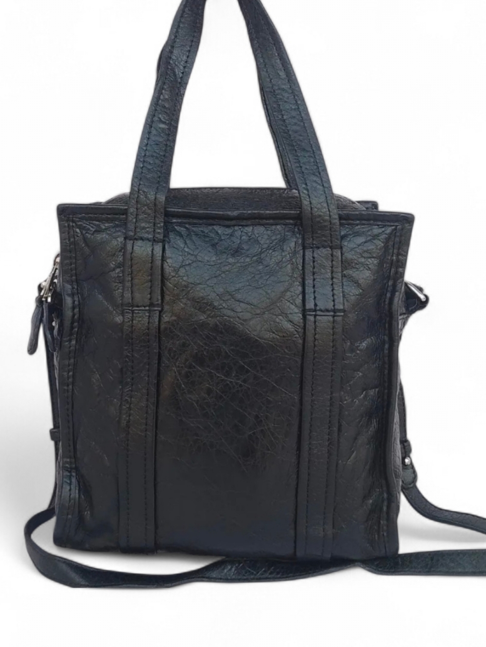 Balenciaga Bazar Shopper  Black Leather Bag - Women